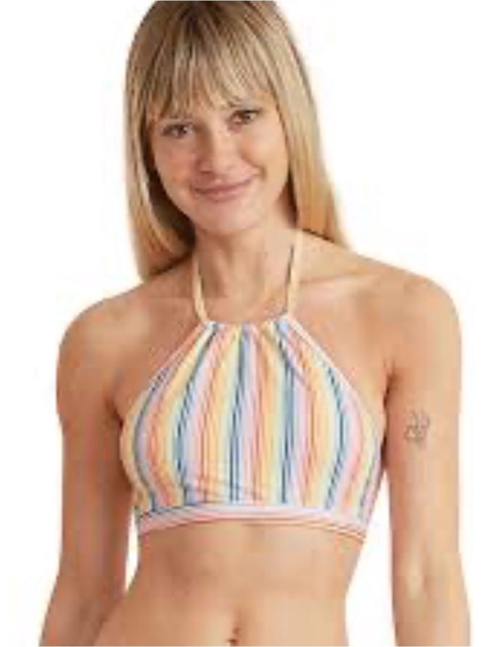 Marine layer havana halter bikini top